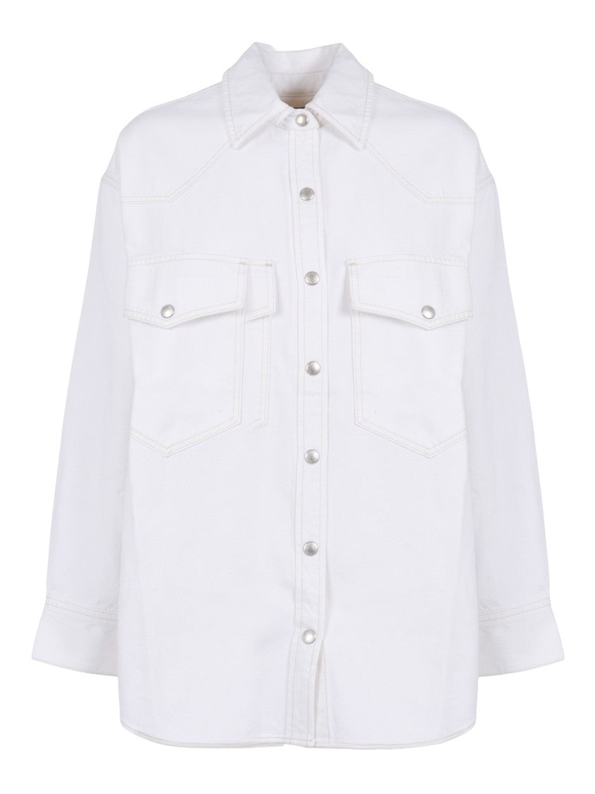Agolde Western Snap Button Casual Shirt