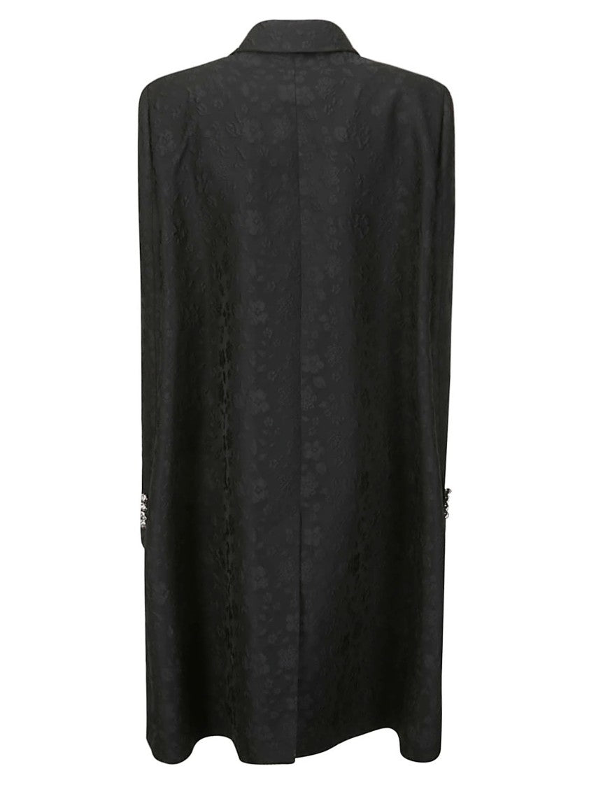 Lanvin Long Floral Print Coat