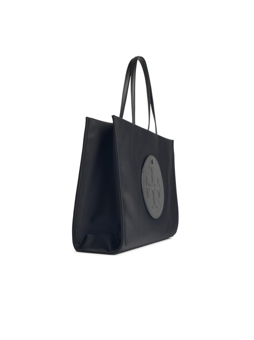 Tory Burch Large 'Ella' Black Nylon Bag