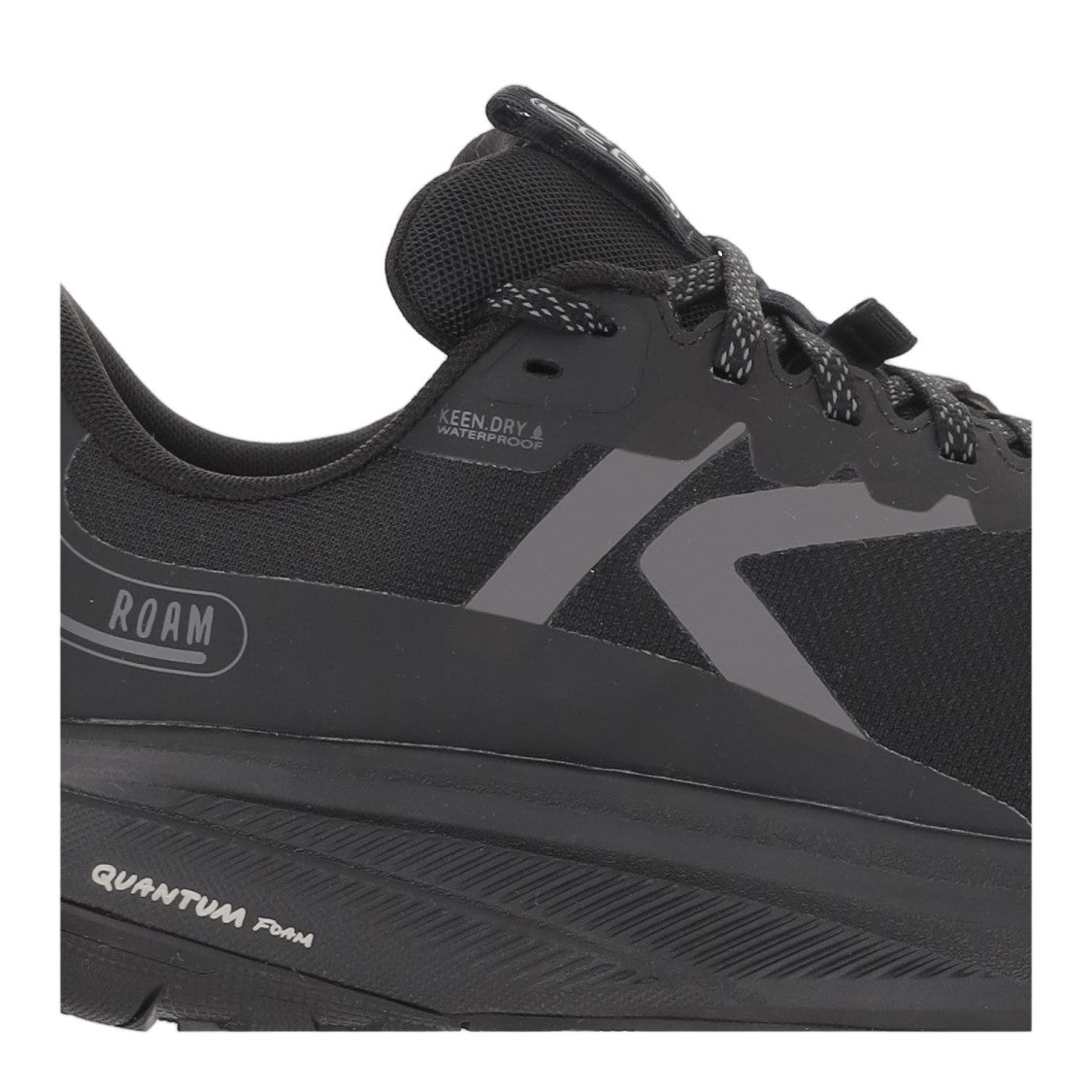 Keen Black Roam Perforated Mesh Sneakers