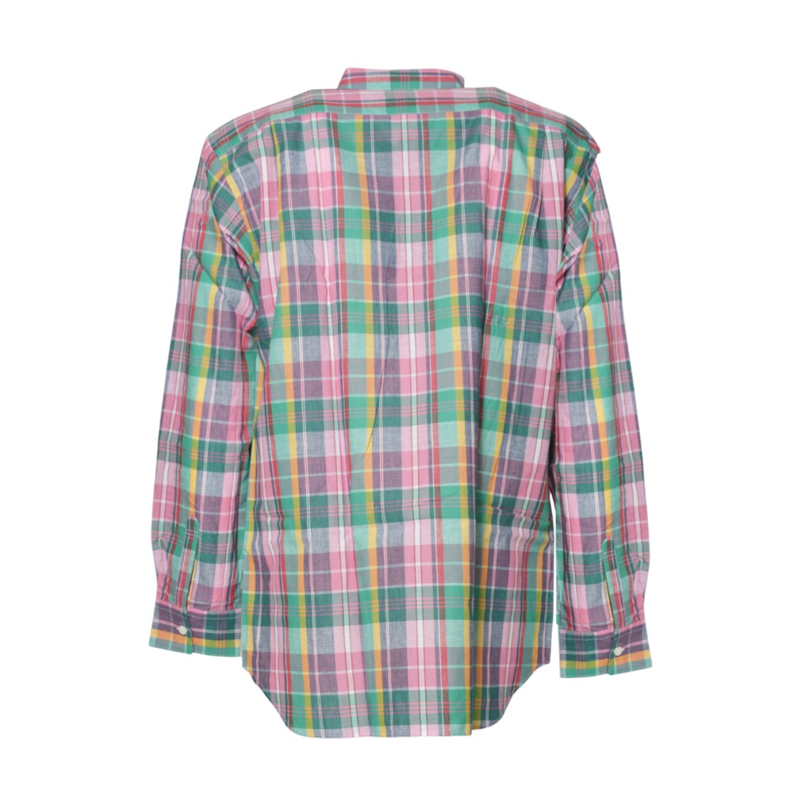 Comme Des Garçons Multi-Color Check Cotton Oversized Shirt