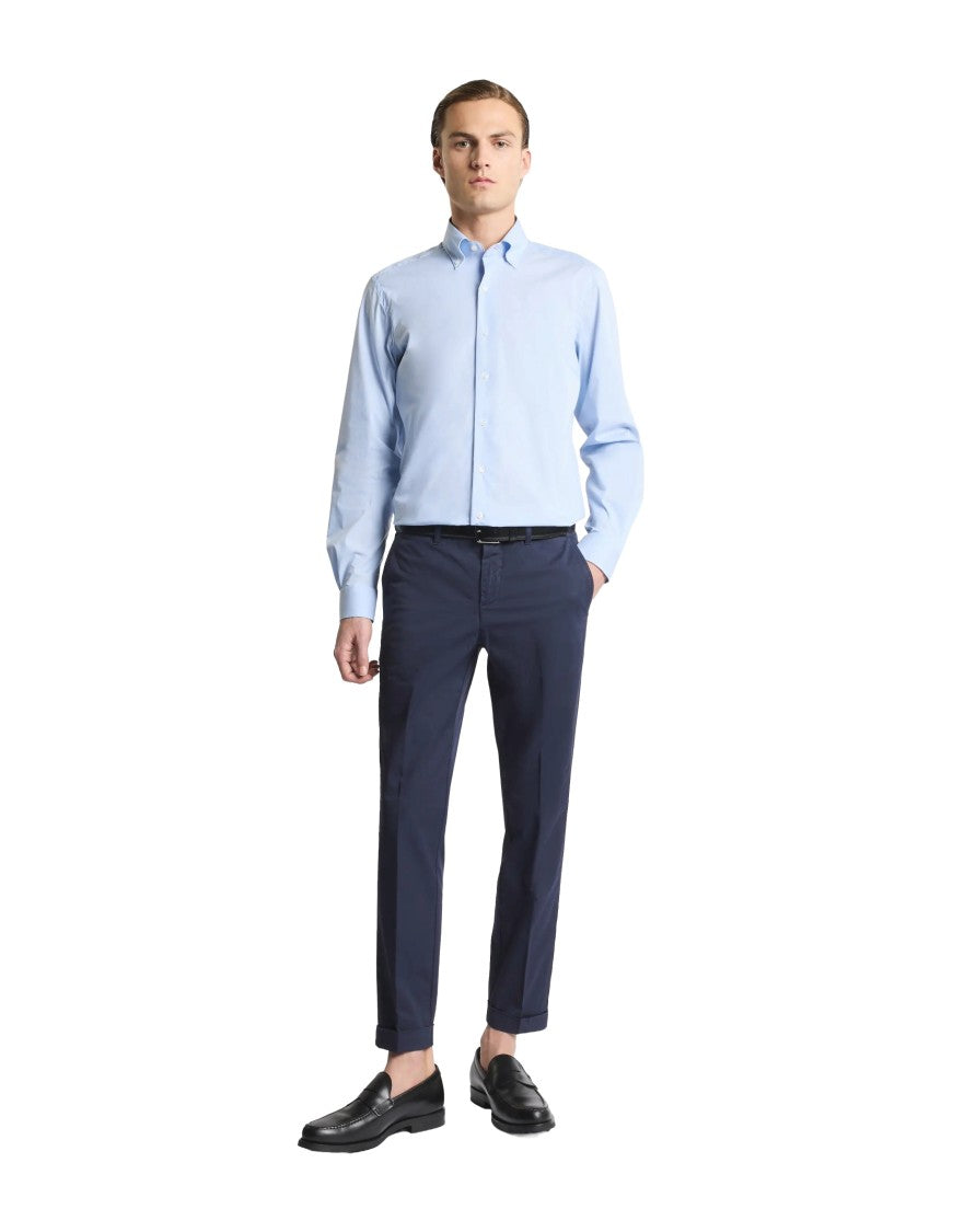 Fay French Collar Stretch Dress Shirt