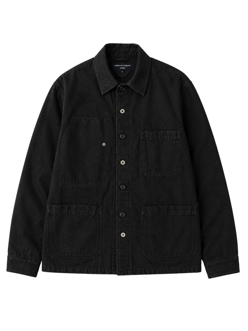 Comme Des Garçons Black Denim Classic Collar Shirt