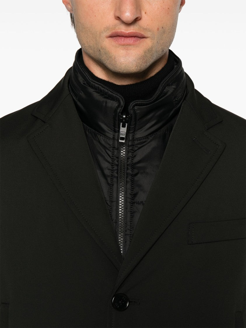 Fay Tailored Double Coat Removable Padded Gilet