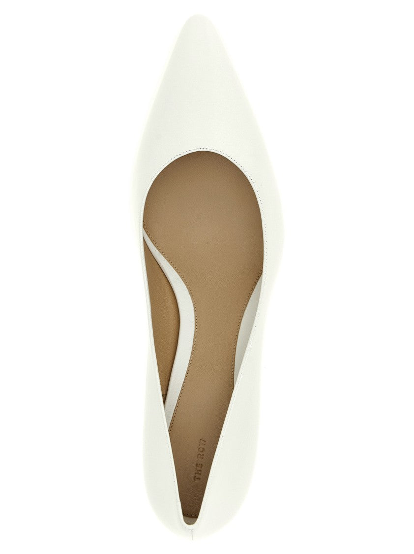 The Row 'Liisa' Lamb Leather Kitten Heel Pumps
