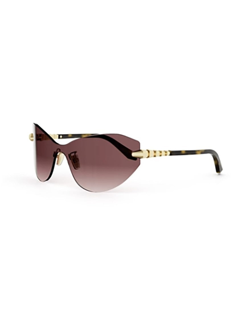 Bulgari Bv40080u Rimless Gradient Tortoiseshell Sunglasses