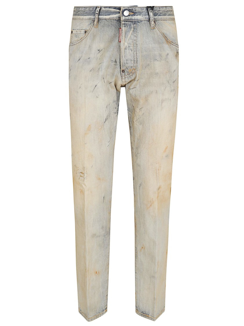 Dsquared2 Slim Fit Distressed Denim Jeans
