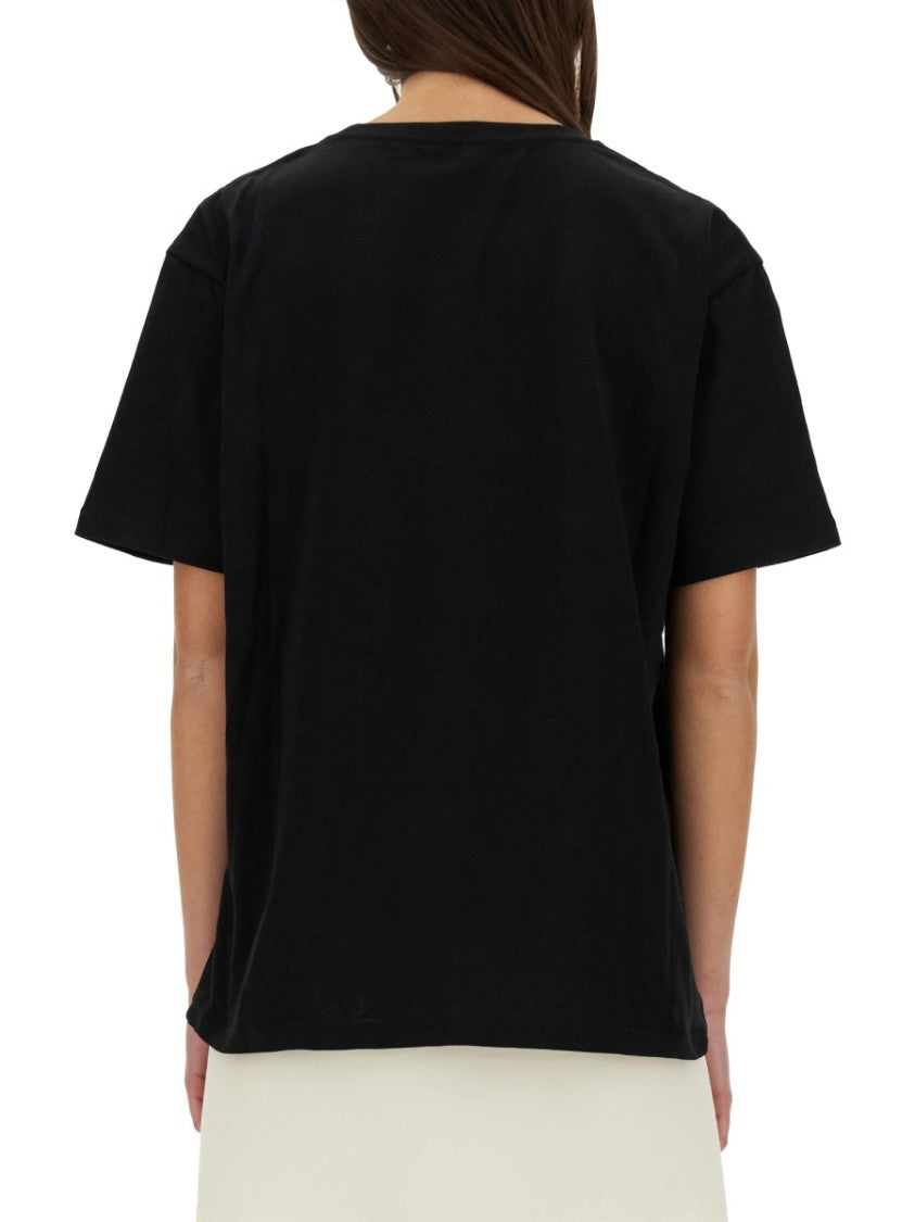 Valentino Black Graphic Print T-Shirt