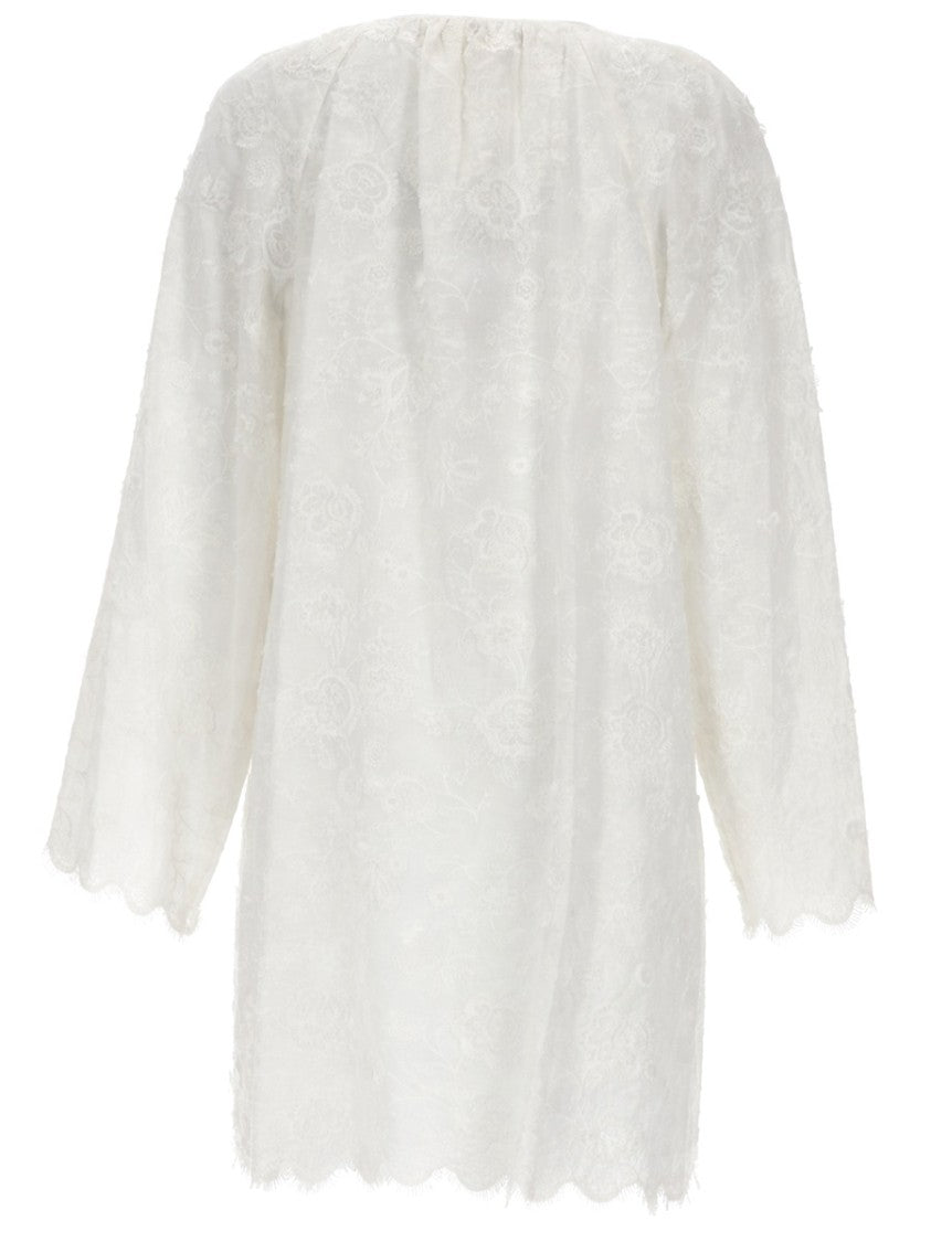 Michael Michael Kors Lightweight Long Sleeved Embroidered Top