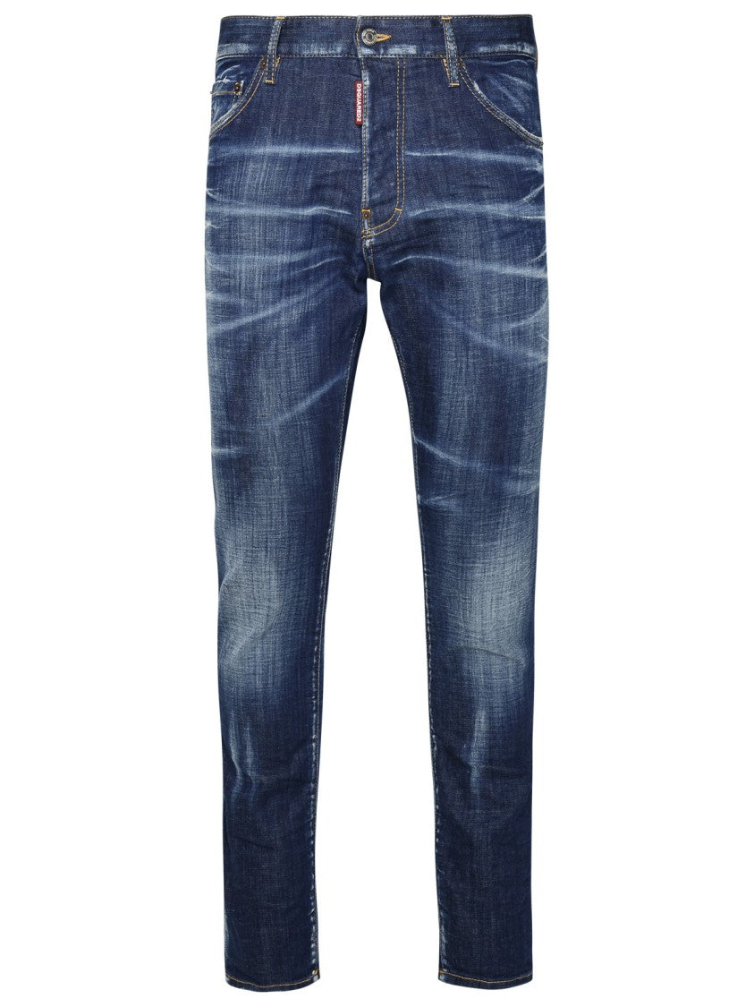 Dsquared2 Cool Guy Blue Cotton Jeans