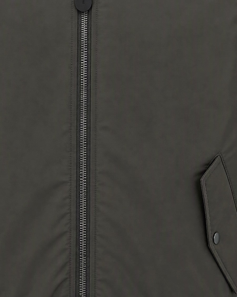 Alpha Industries Grey Padded Bomber Jacket