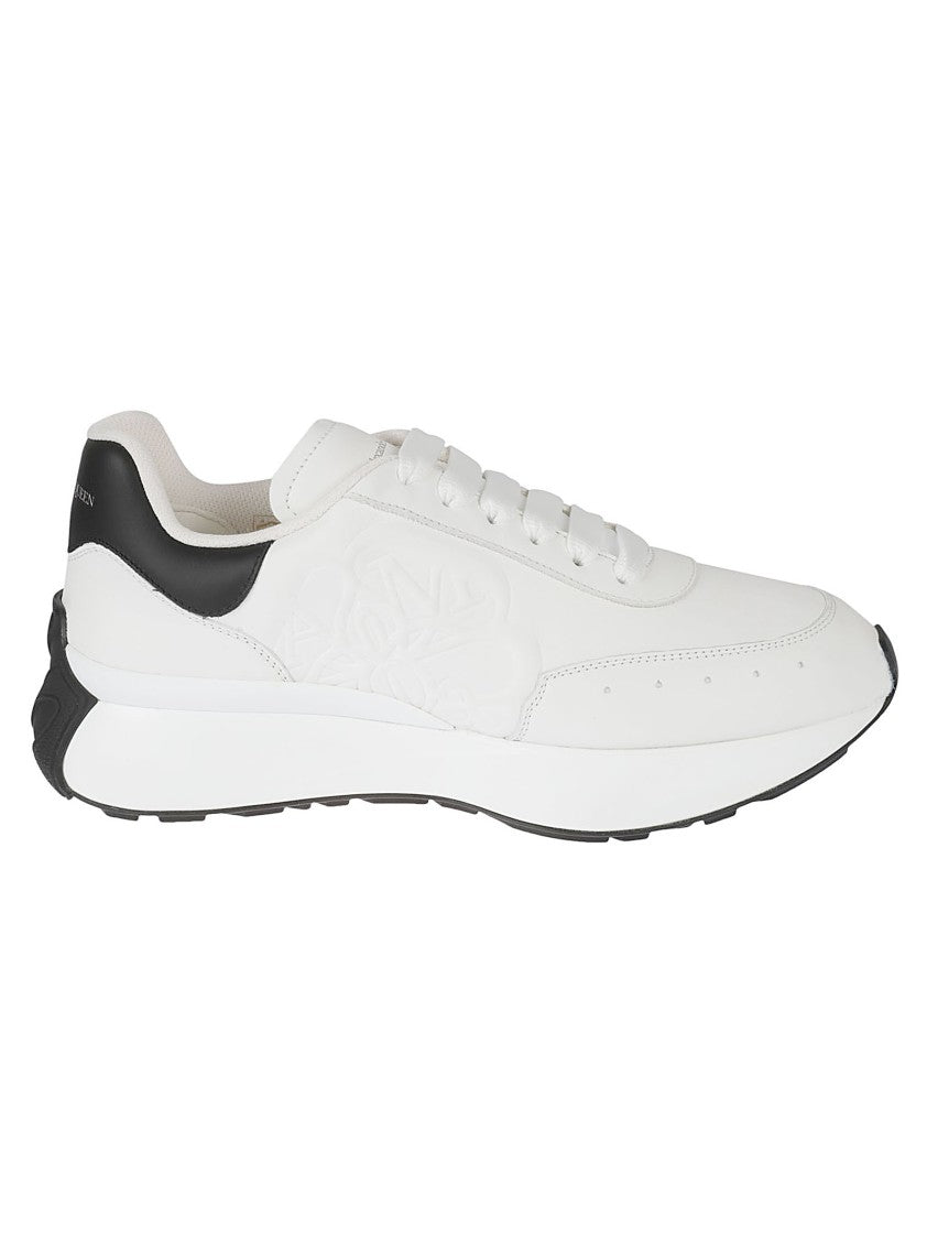 Alexander Mcqueen White Sneakers With Sole