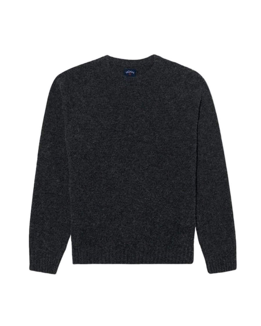Noah Classic Crew Neck Wool Sweater With Textured Finish