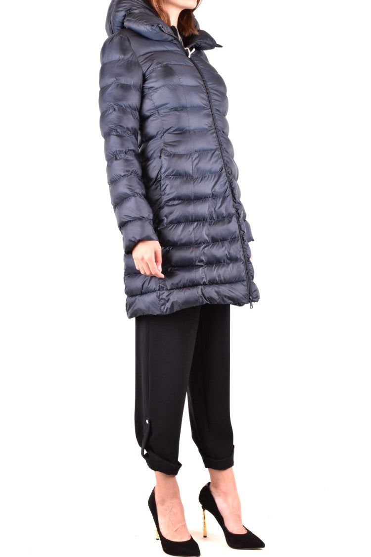 Geospirit Quilted Blue Geospirit Jacket With Hood