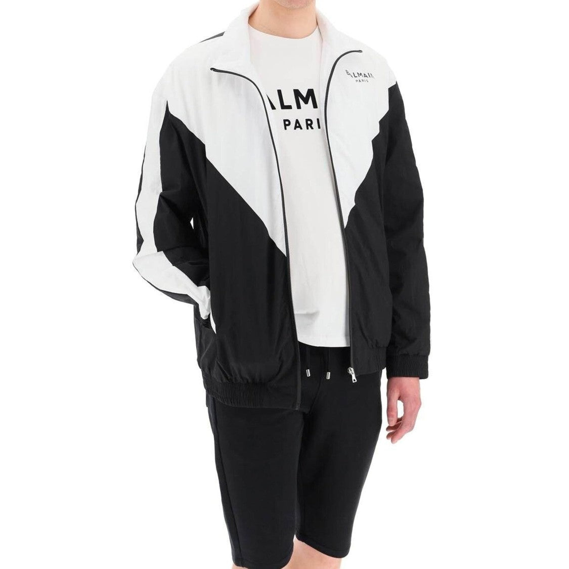 Balmain Nylon Logo Jacket