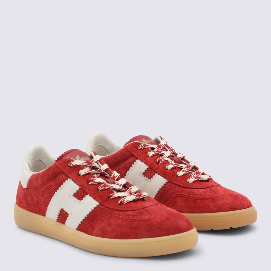 Hogan Red Leather Cool Sneakers