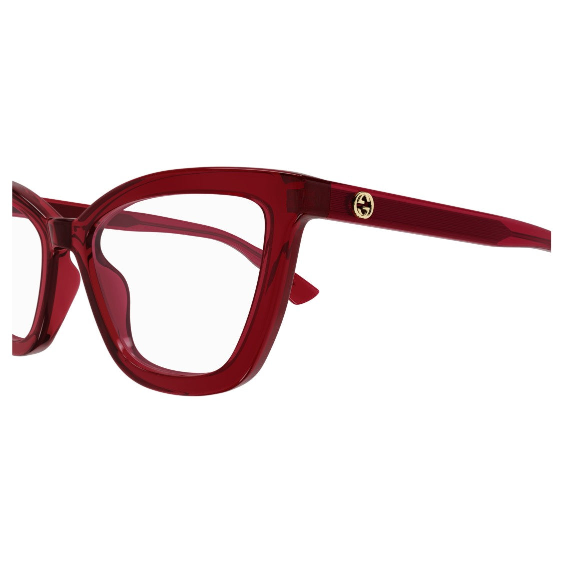 Gucci Deep Red Gg1686o Cat-Eye Recycled Eyeglasses