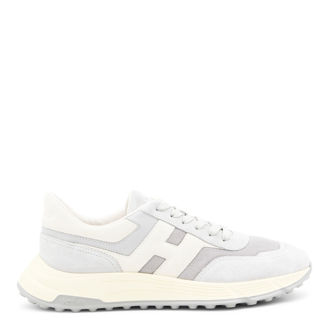 Hogan Grey Leather Sneakers