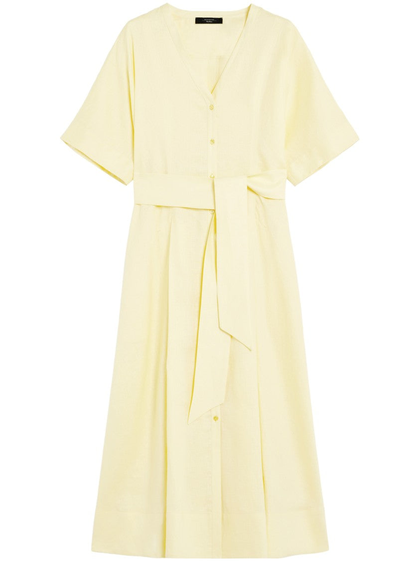 Max Mara Midi Dress With Relaxed Fit