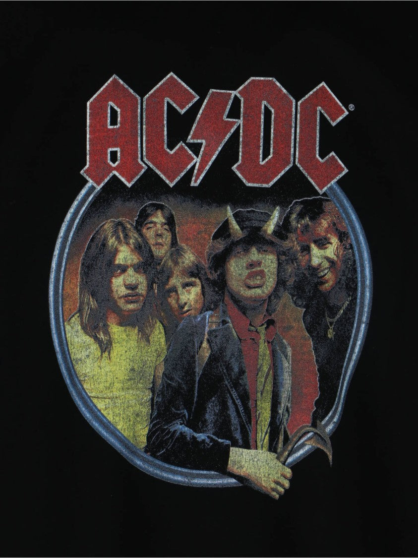 Junya Watanabe Ac/Dc' Graphic T-Shirt – Black