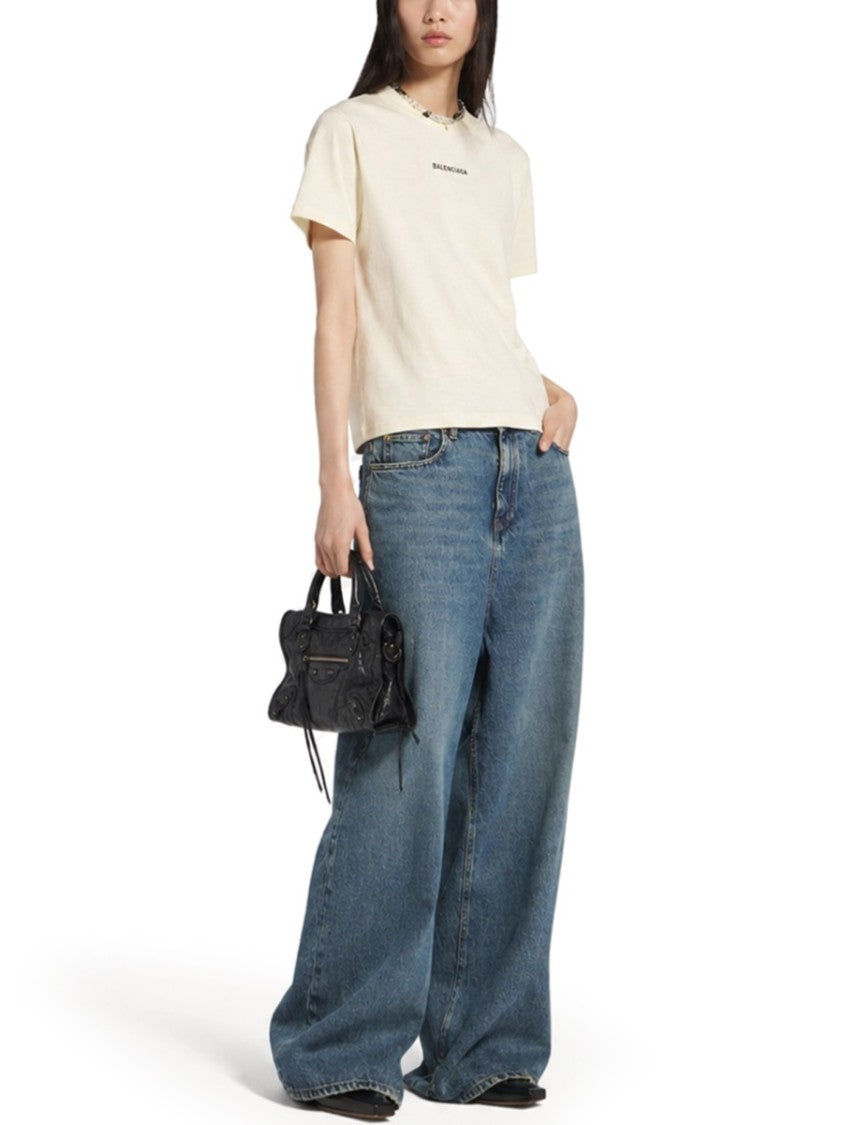 Balenciaga Minimalist Cotton Logo T-Shirt