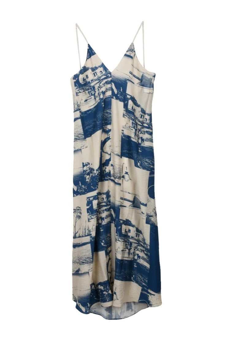 Alysi Long Dress - Indigo