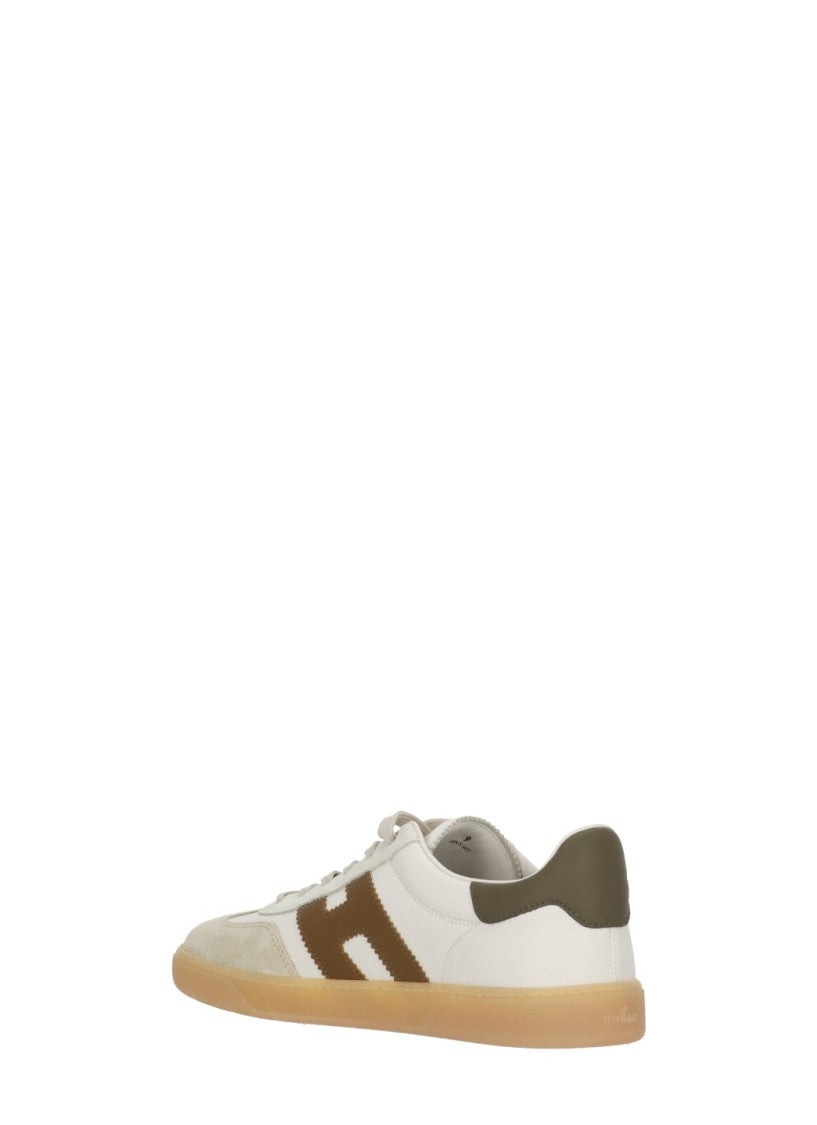 Hogan White Cool Suede-Blend Sneakers