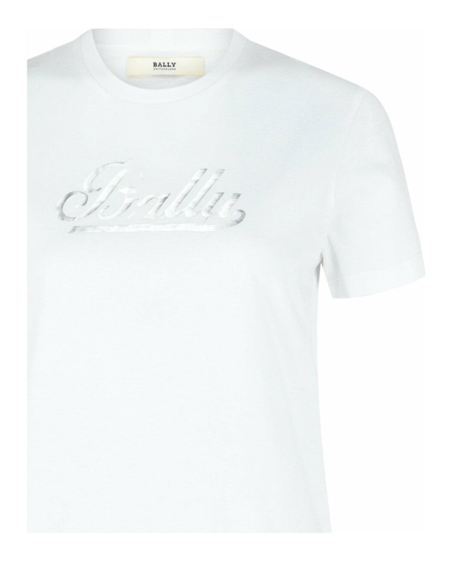 Bally Metallic Logo Print T-Shirt