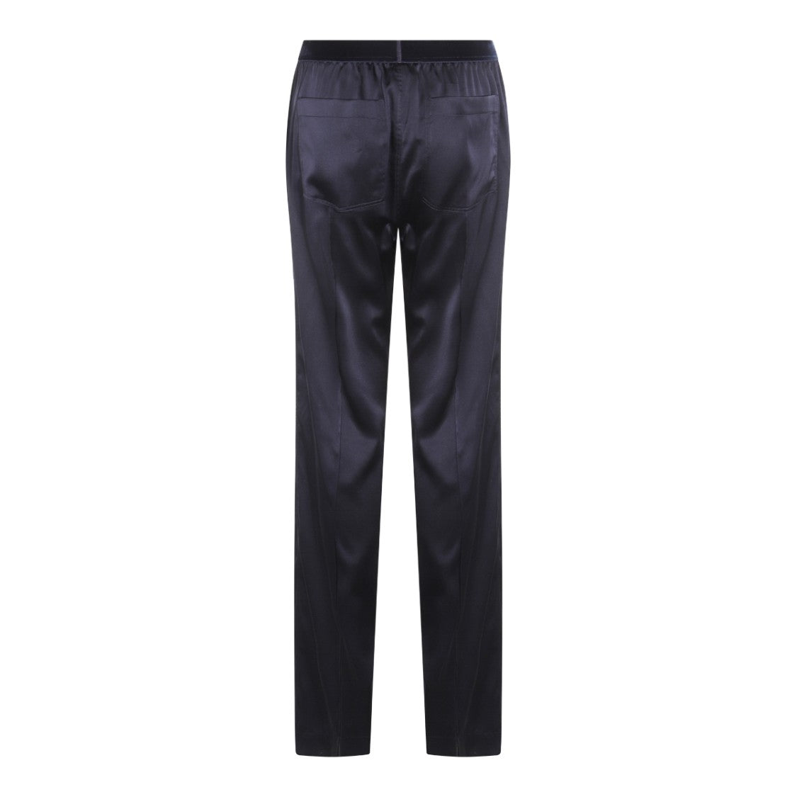 Tom Ford Navy Silk Pj Pants
