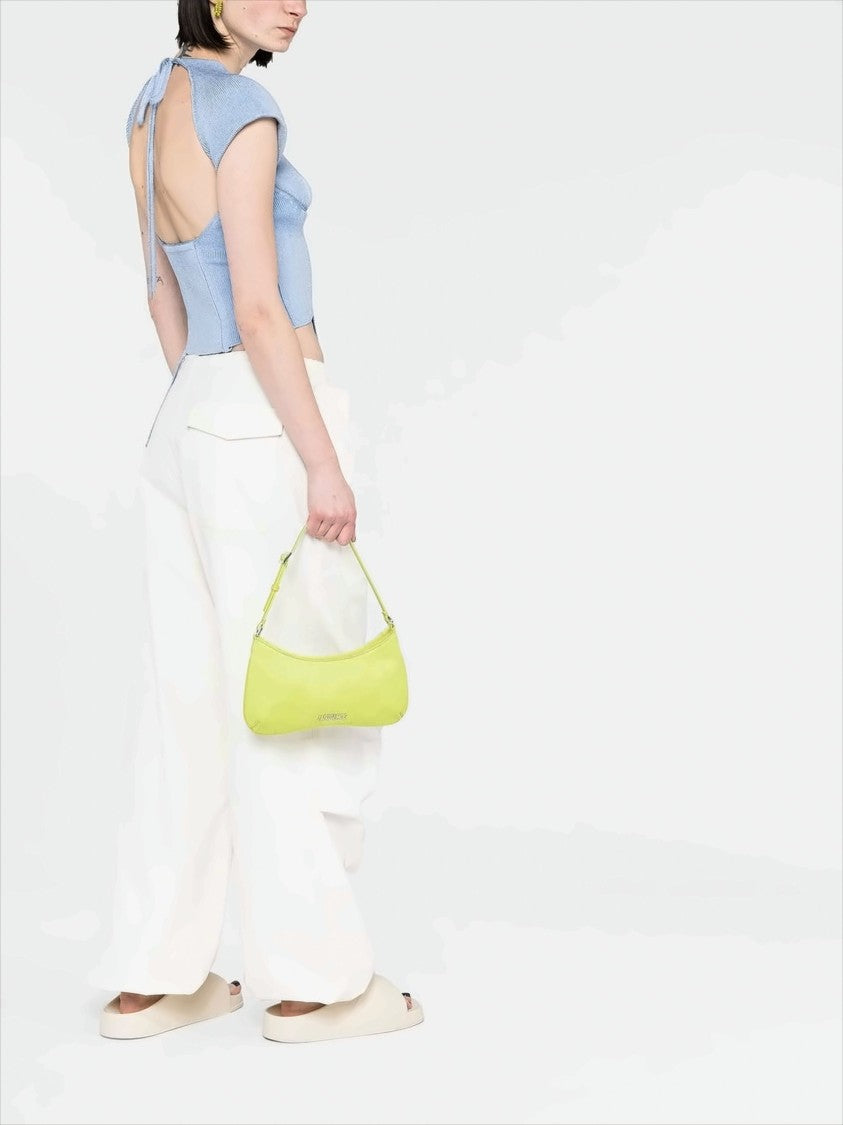 Jacquemus Pony Hair Shoulder Bag With Slim Silhouette