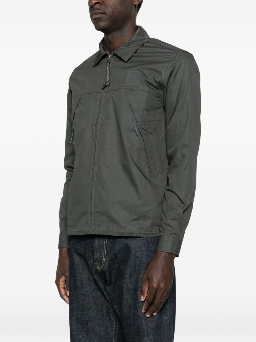 C.P. Company Metropolis Series Logo Zippered Shirt
