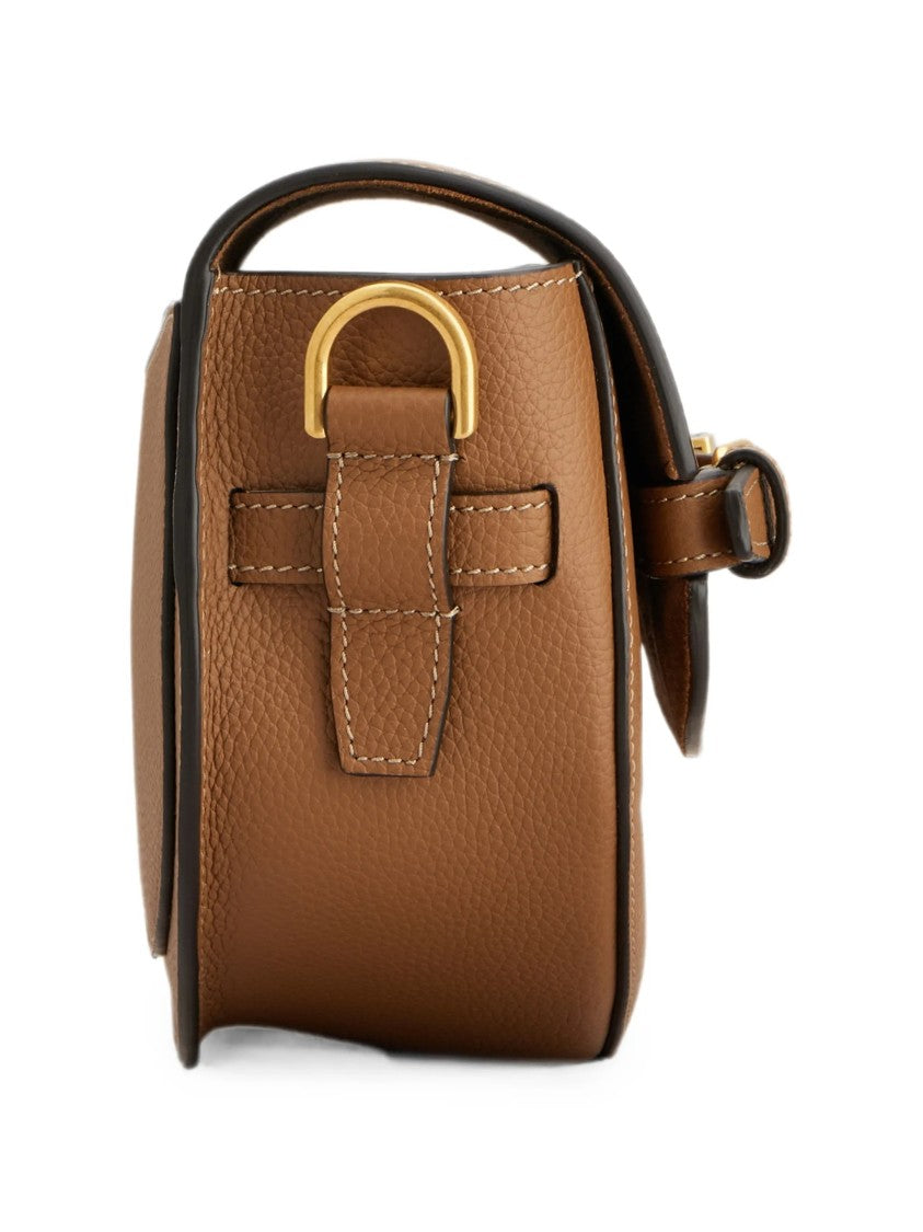 Tod's Mini Crossbody Bag With Rounded Silhouette And Gold-Tone Hardware