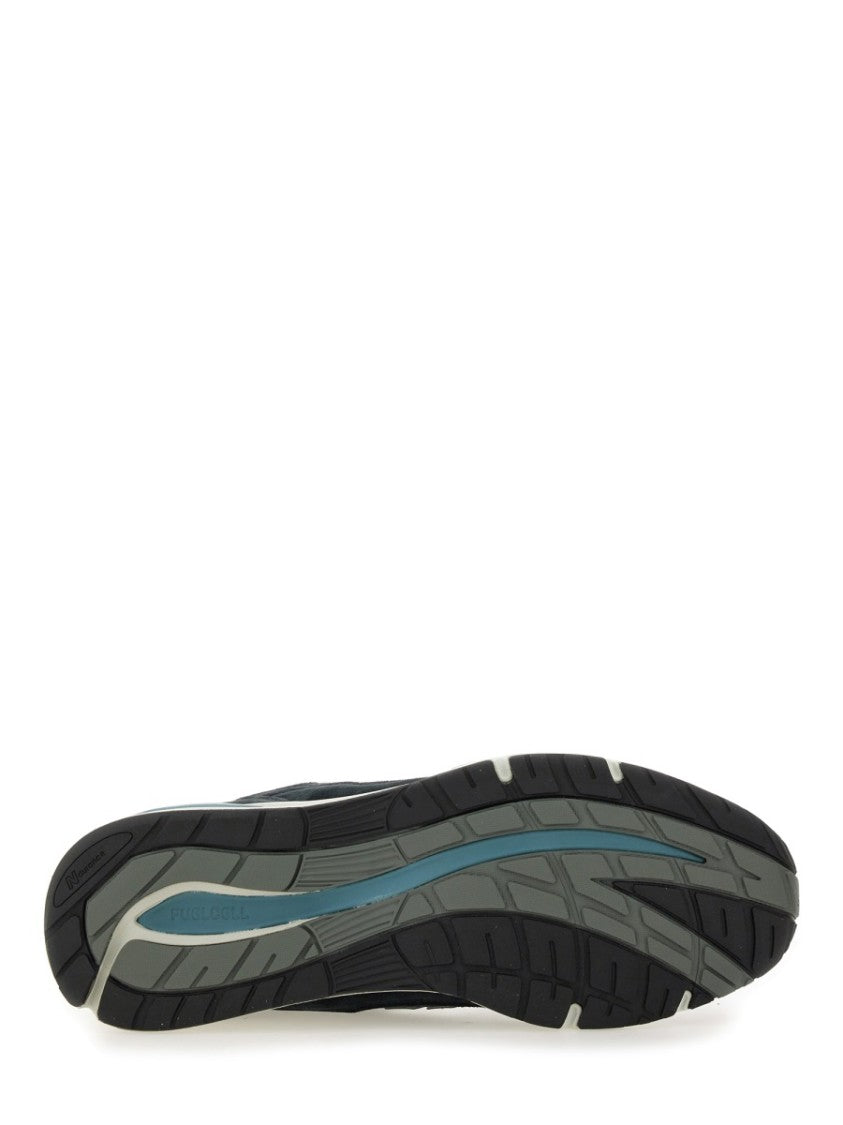 New Balance Leather And Suede Sneakers With Cushioned Sole