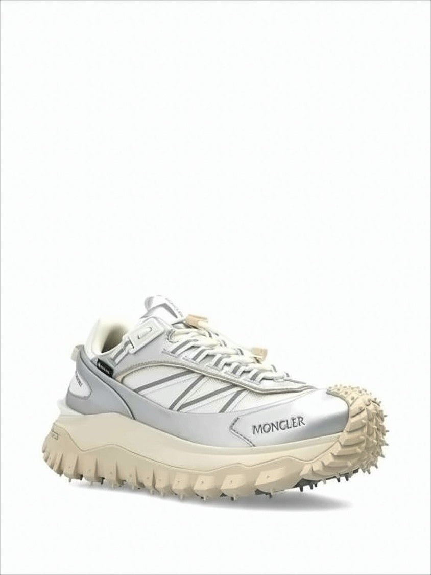 Moncler Sporty Sneakers With Mesh And Polyester Layers