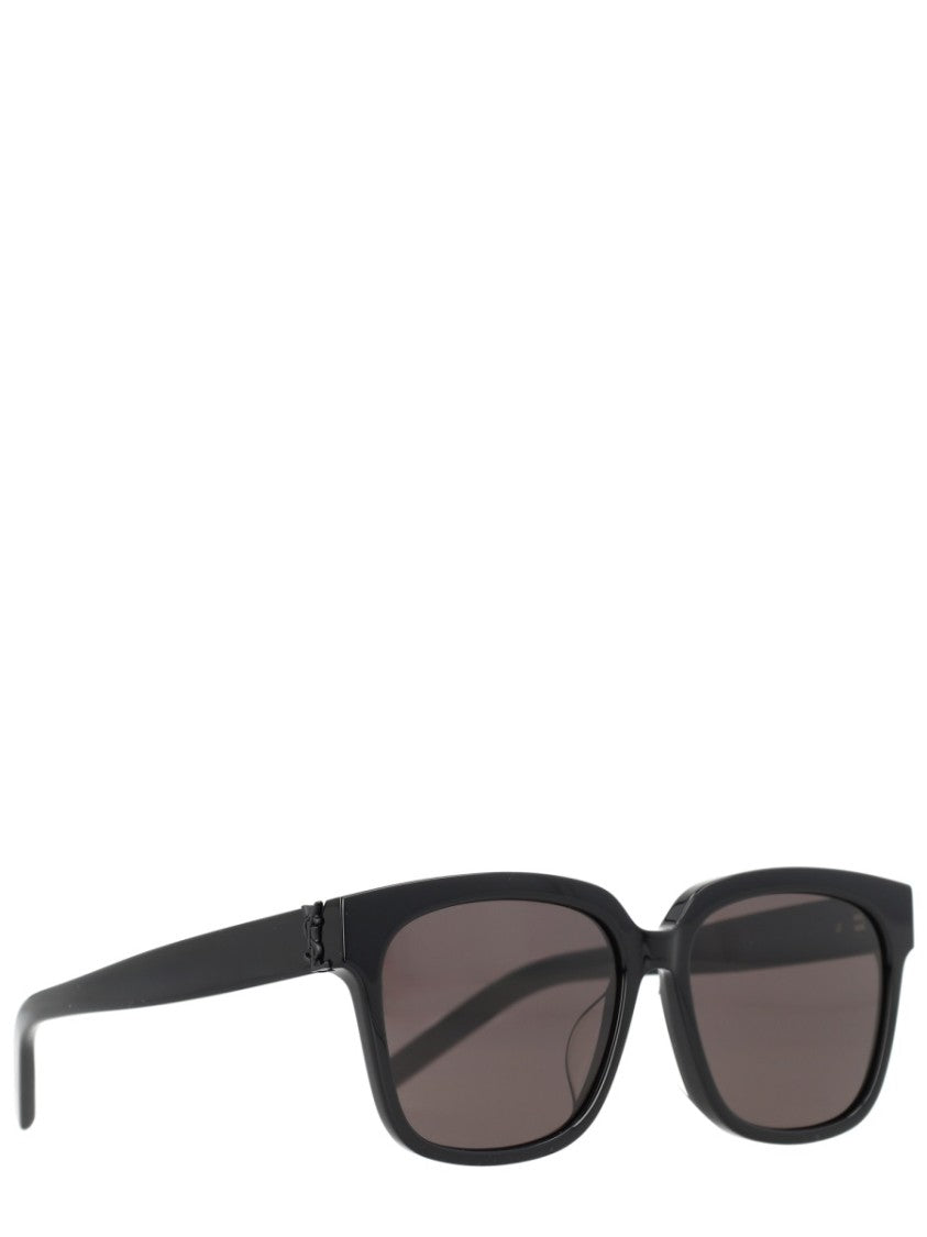 Saint Laurent Slm40 Black Rectangular Acetate Sunglasses
