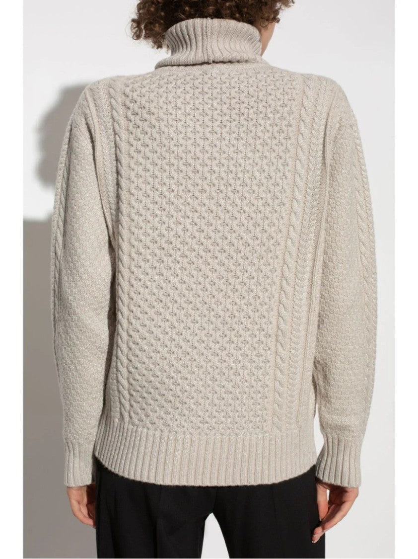 Fabiana Filippi Textured Knitwear With Cozy Turtleneck