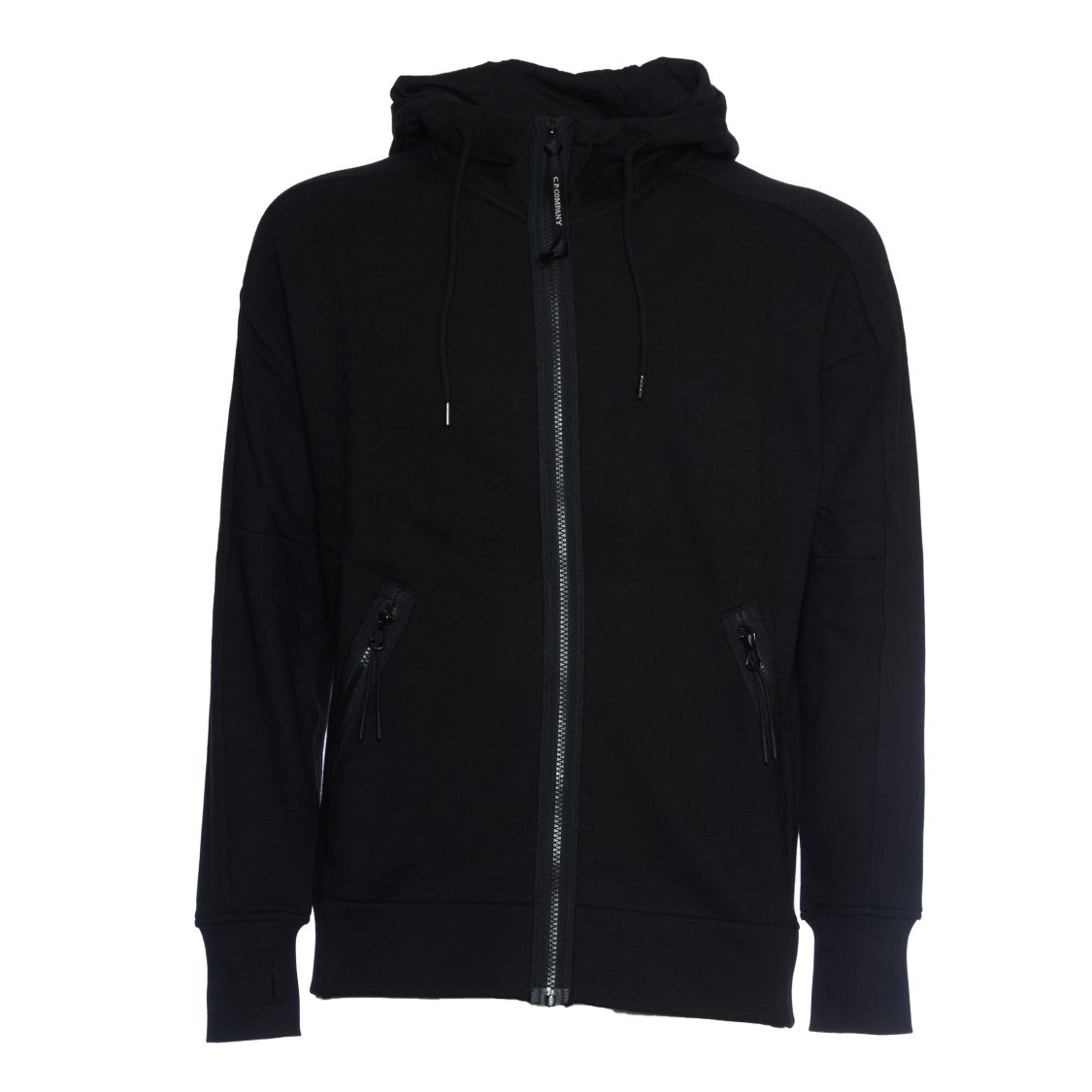 C.P. Company Diagonal Raised Fleece Goggle Zipped Hooded Sweatshirt