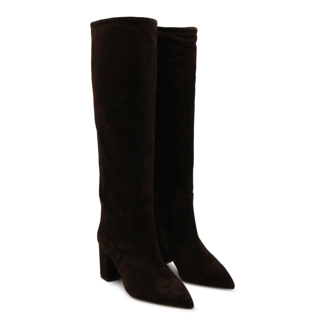 Paris Texas Brown Leather Anja Boots