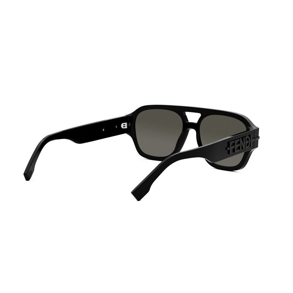 Fendi Graphy Double Bridge Pilot Sunglasses