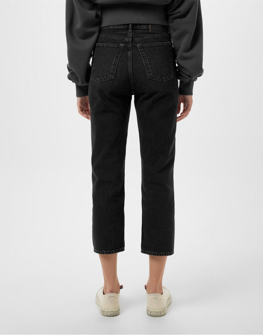Acne Studios Mece High-Rise Cropped Jeans