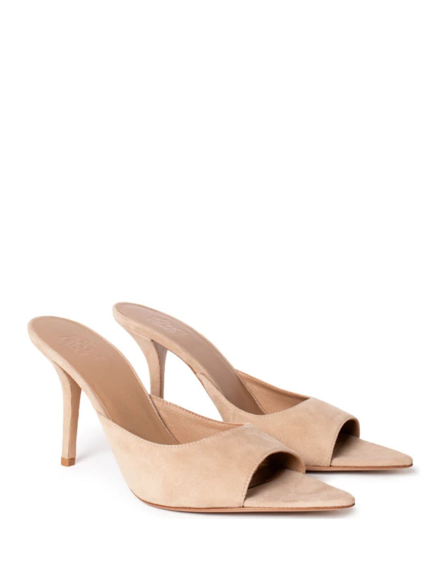 Gia Borghini Beige Suede Perni04 Pointed Mules