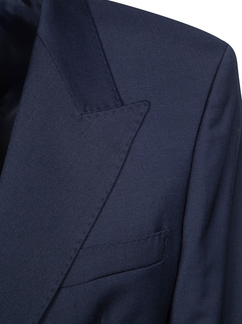 Marsem Deep Navy Six Button Suit