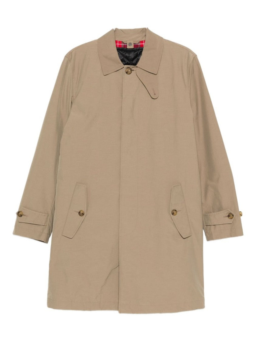 Baracuta Beige Lightweight Jacket With Classic Collar