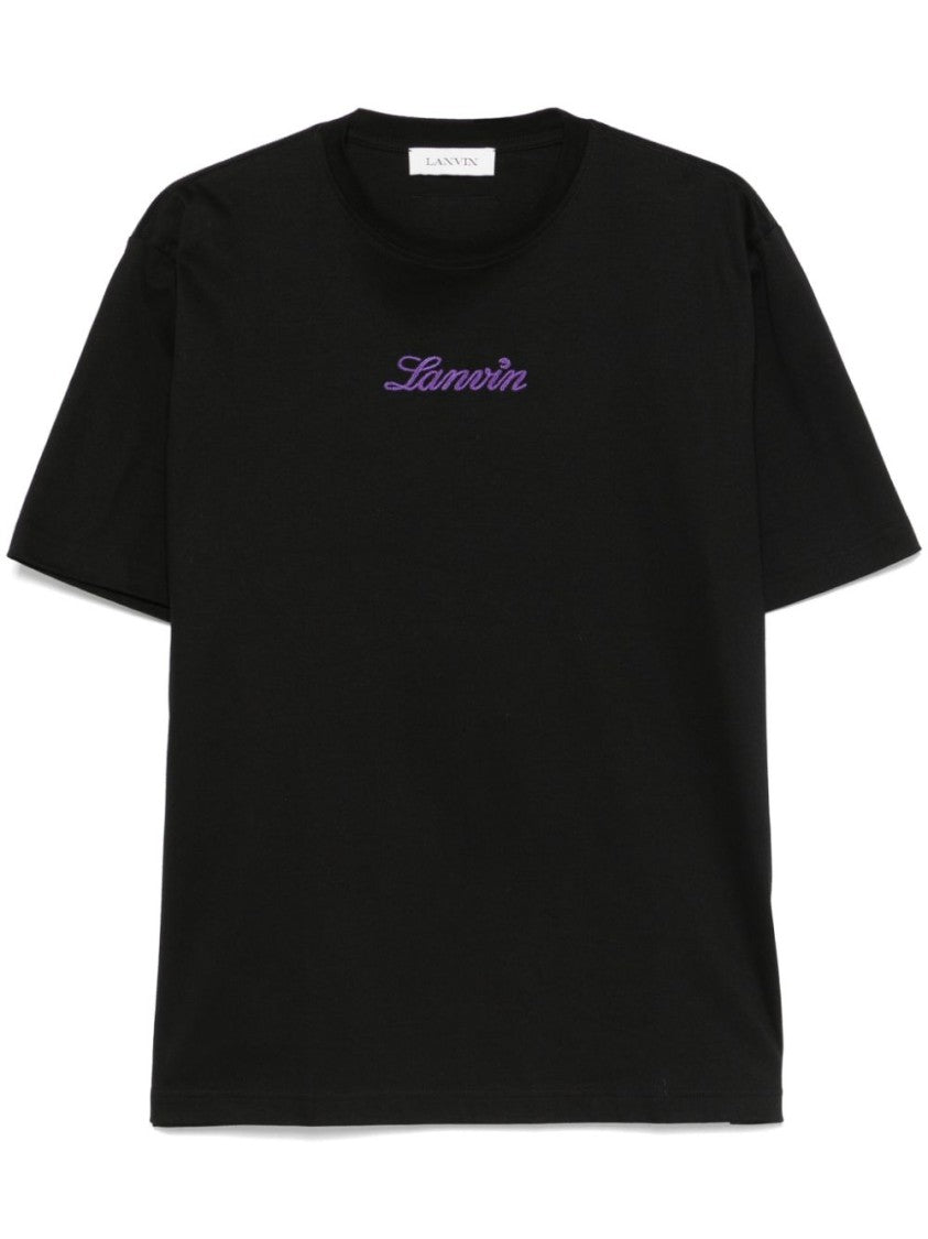 Lanvin Black Crew Neck T-Shirt