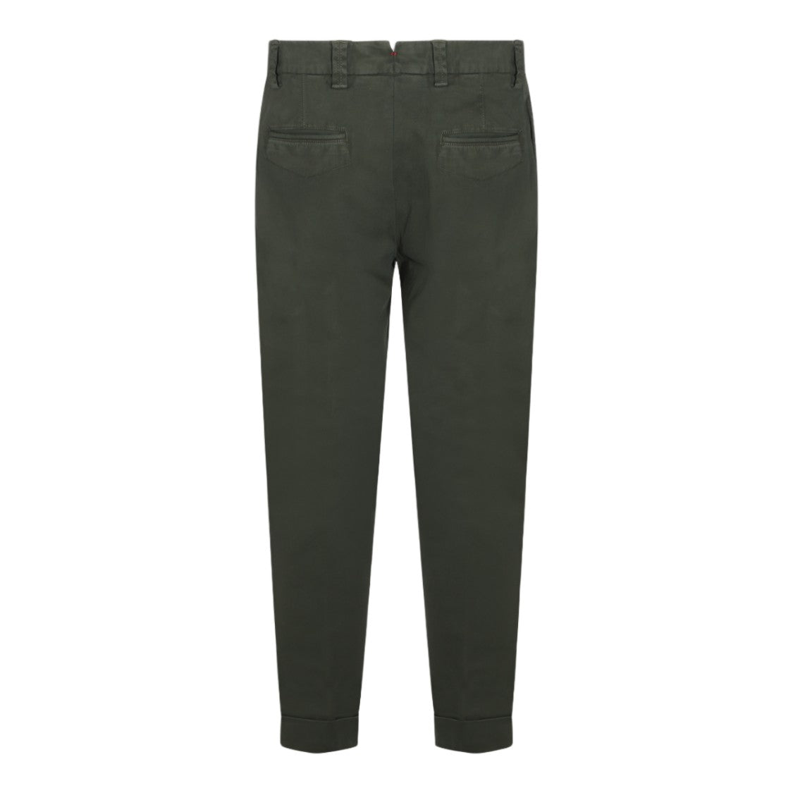 Berwich Green Pleated Cuffed Chino Trousers
