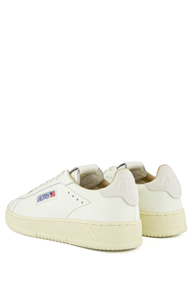 Autry Dallas Canvas Low-Top Sneakers - White