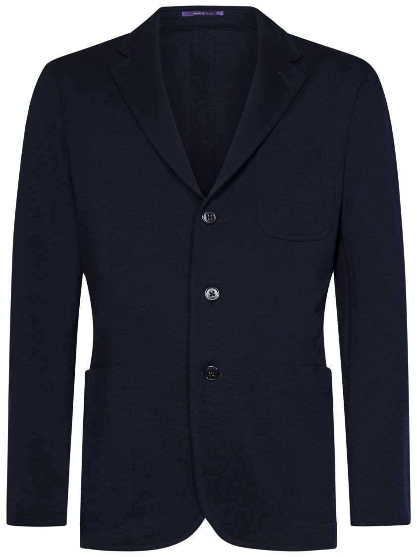 Polo Ralph Lauren Tailored Fit Wool Jersey Blazer