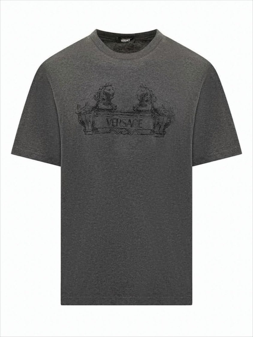 Versace Short-Sleeved Cotton T-Shirt