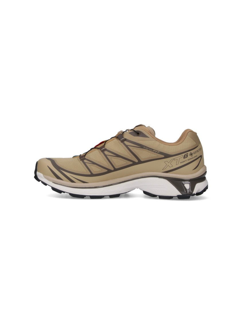 Salomon "Xt6 Gtx" Sneakers, In Beige Fabric