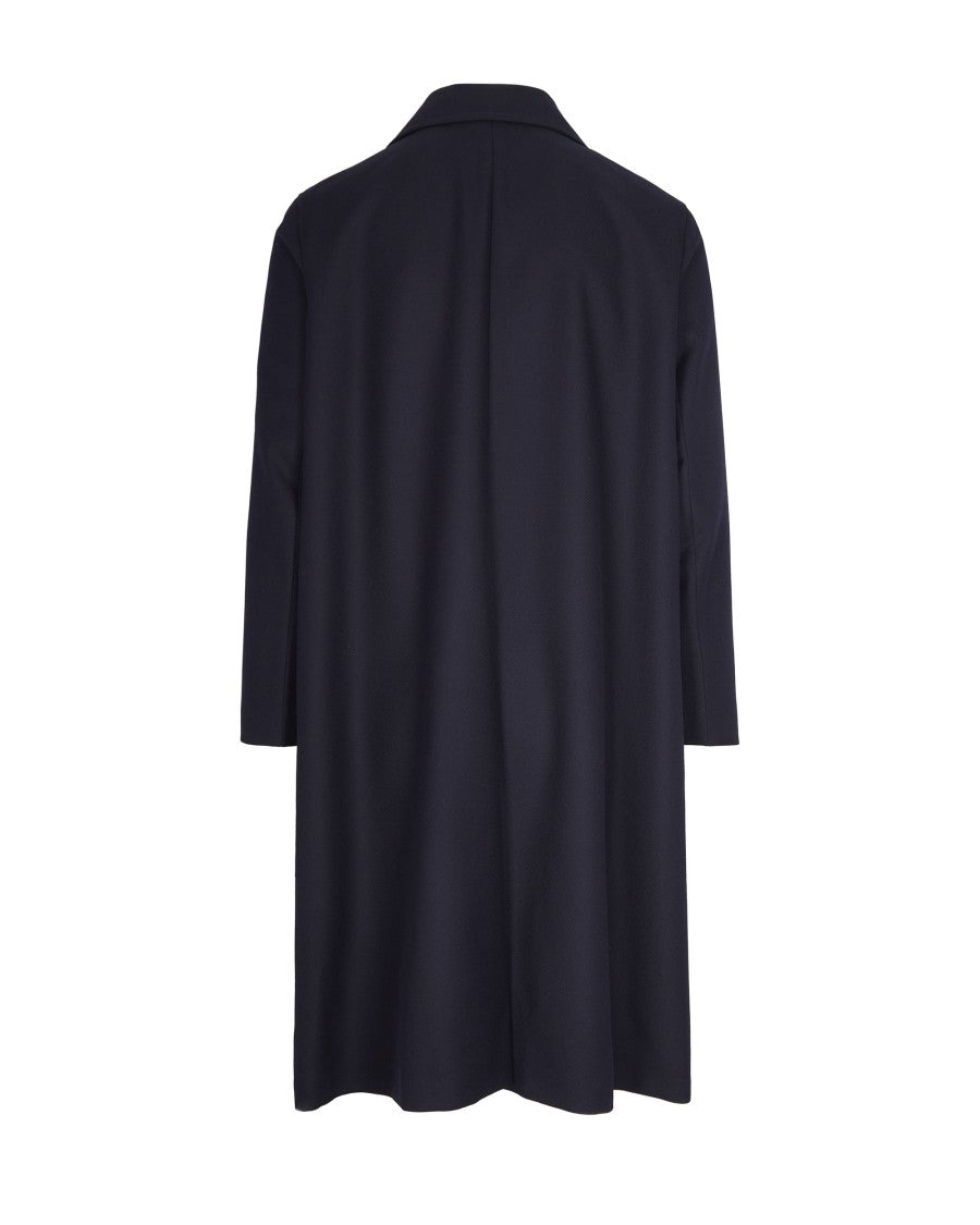 L.B.M. 1911 Blue Virgin Wool Coat